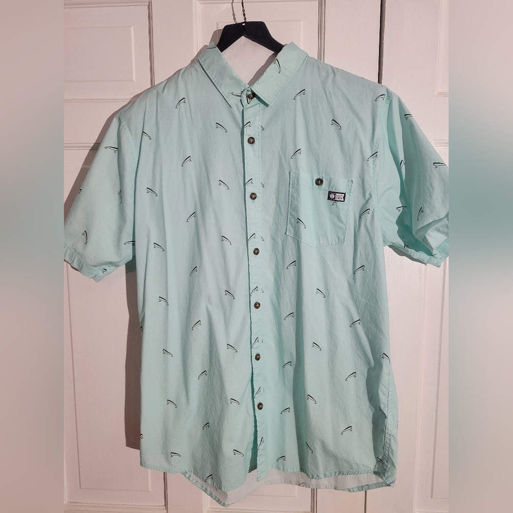 Salty Crew woven short sleeve shirt